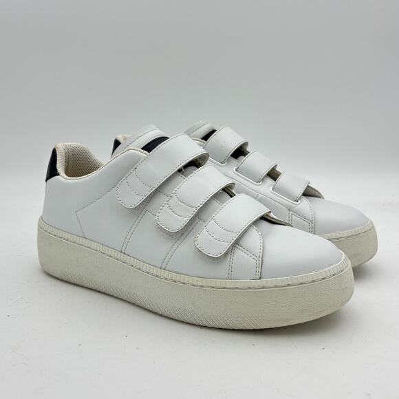 Maison Margiela M22 Velcro Leather Low Fashion Sneakers Shoes Men's 42 US 9